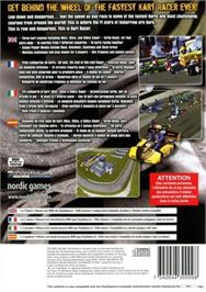 Box back cover for Kart Racer on the Sony Playstation 2.